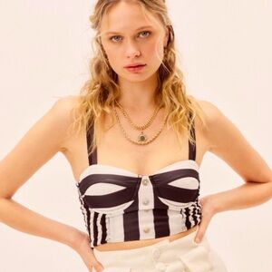 Vanessa Mooney Bustier Top NWOT